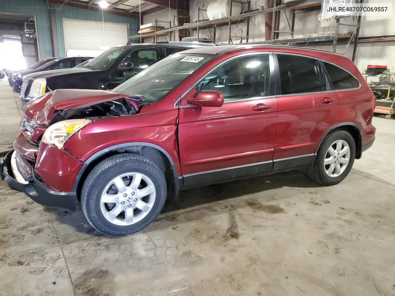 2007 Honda Cr-V Exl VIN: JHLRE48707C069557 Lot: 56287745