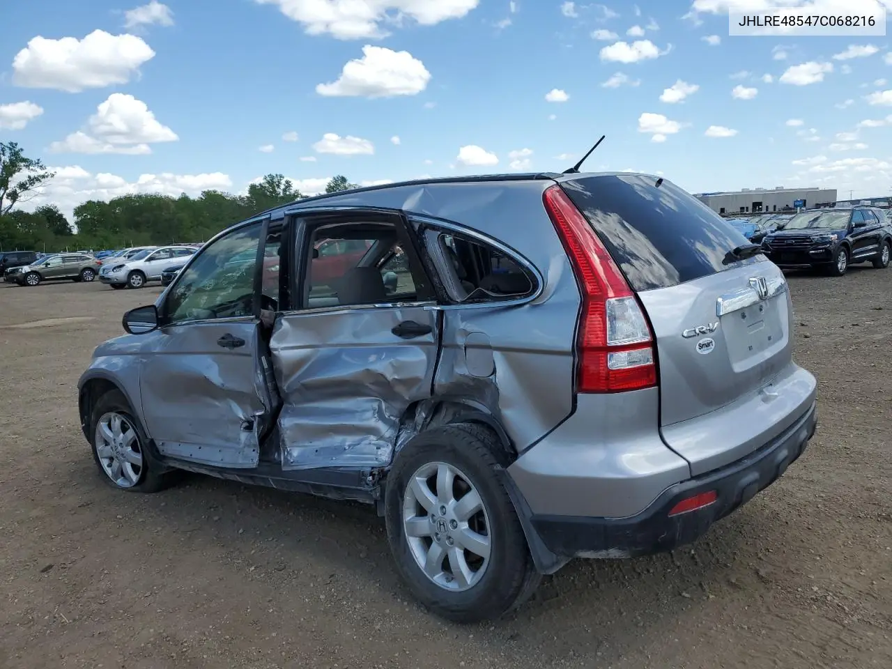 2007 Honda Cr-V Ex VIN: JHLRE48547C068216 Lot: 56558565