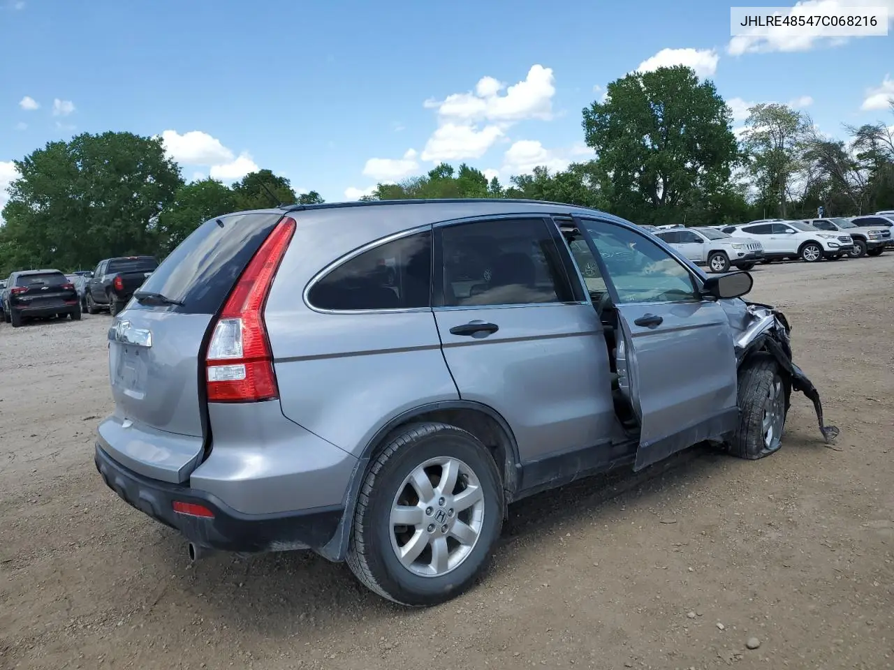 2007 Honda Cr-V Ex VIN: JHLRE48547C068216 Lot: 56558565