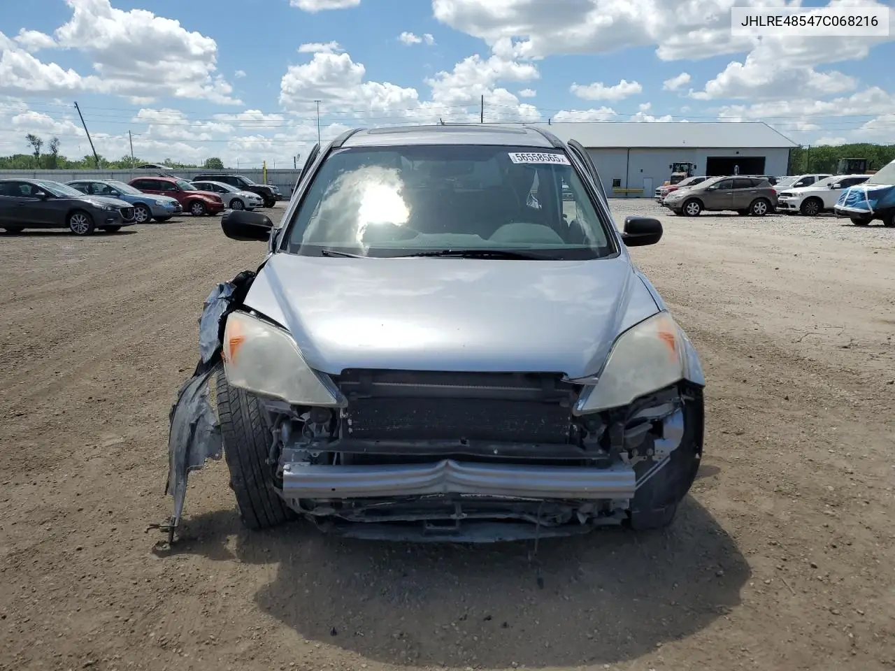 2007 Honda Cr-V Ex VIN: JHLRE48547C068216 Lot: 56558565