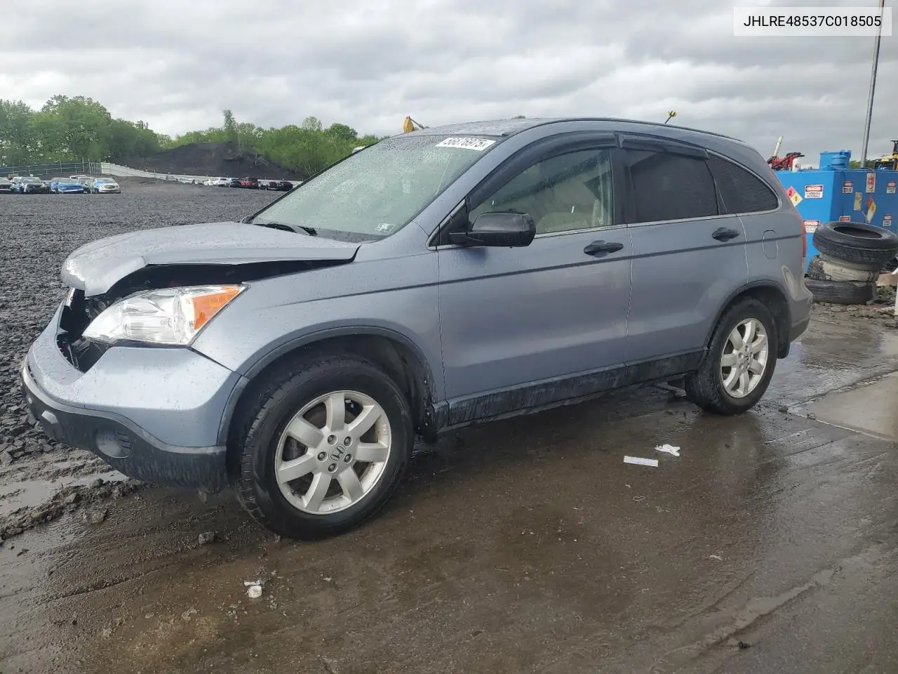 2007 Honda Cr-V Ex VIN: JHLRE48537C018505 Lot: 56676975