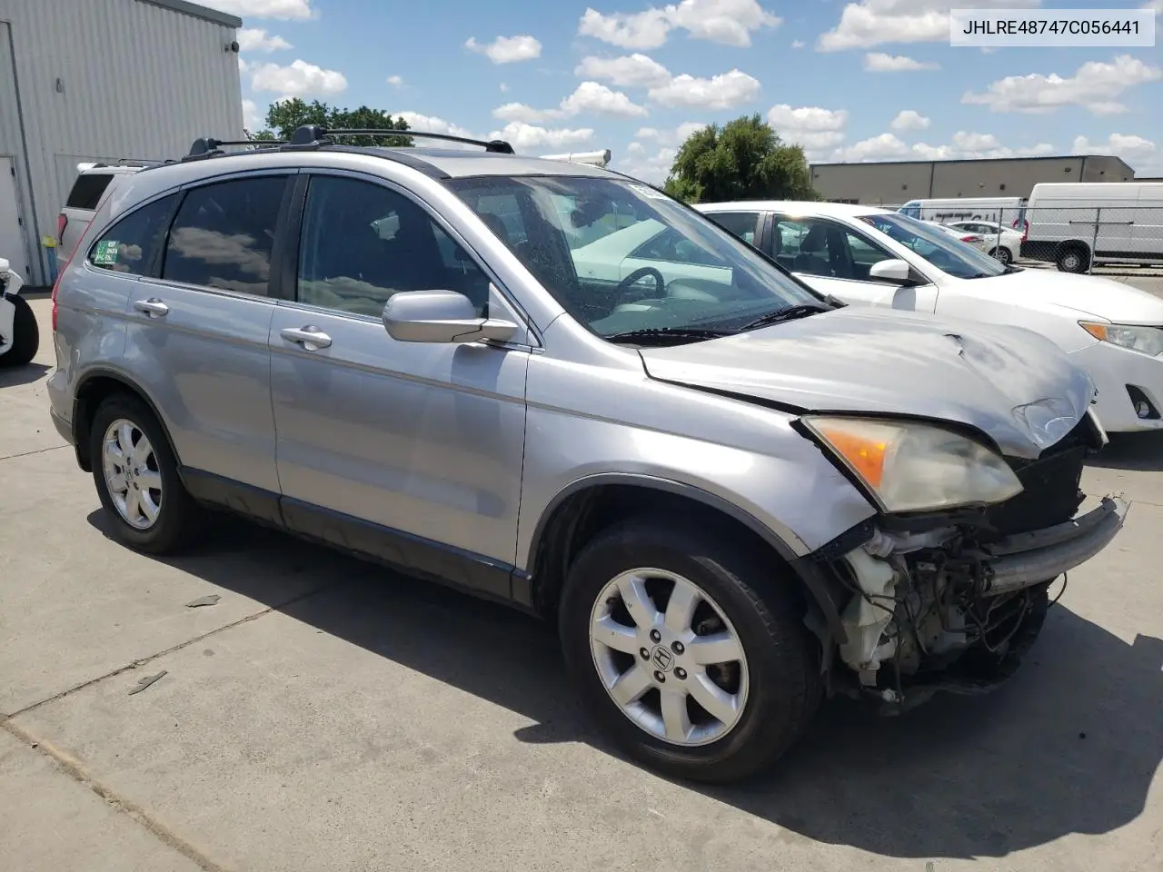 2007 Honda Cr-V Exl VIN: JHLRE48747C056441 Lot: 56769075