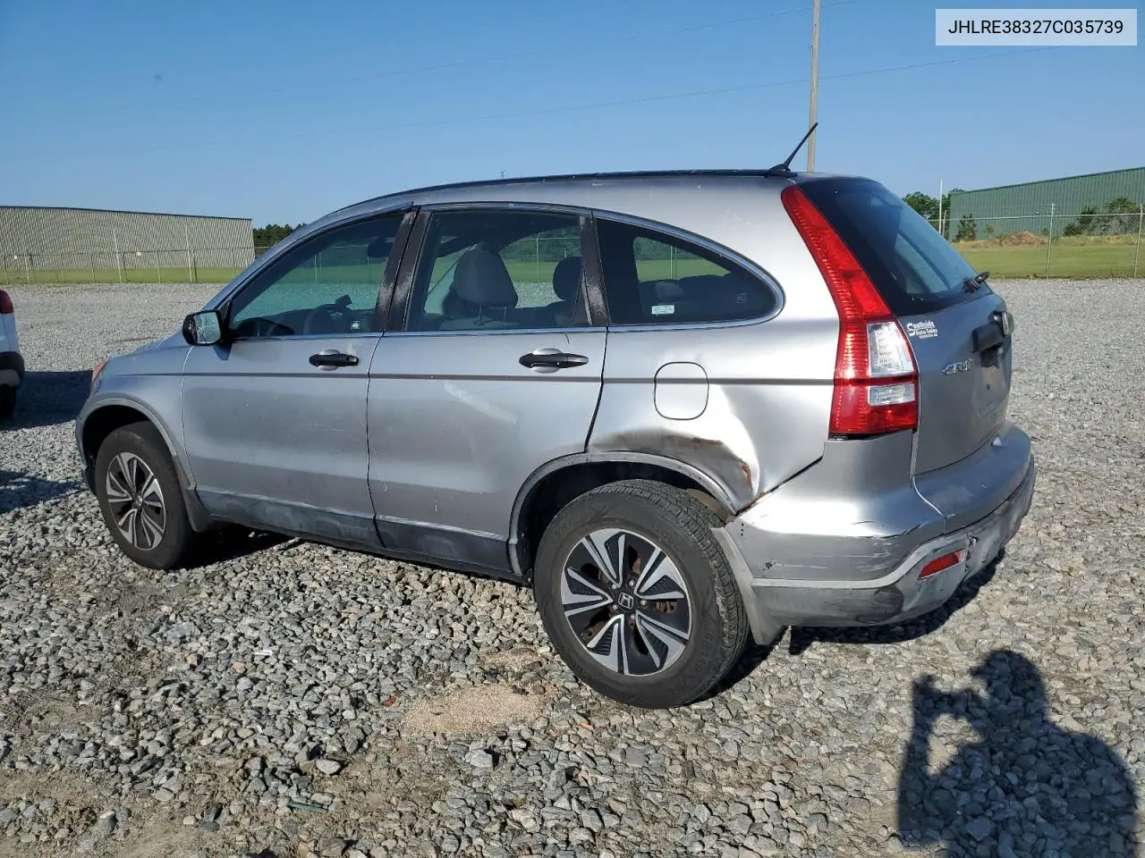 2007 Honda Cr-V Lx VIN: JHLRE38327C035739 Lot: 56797465