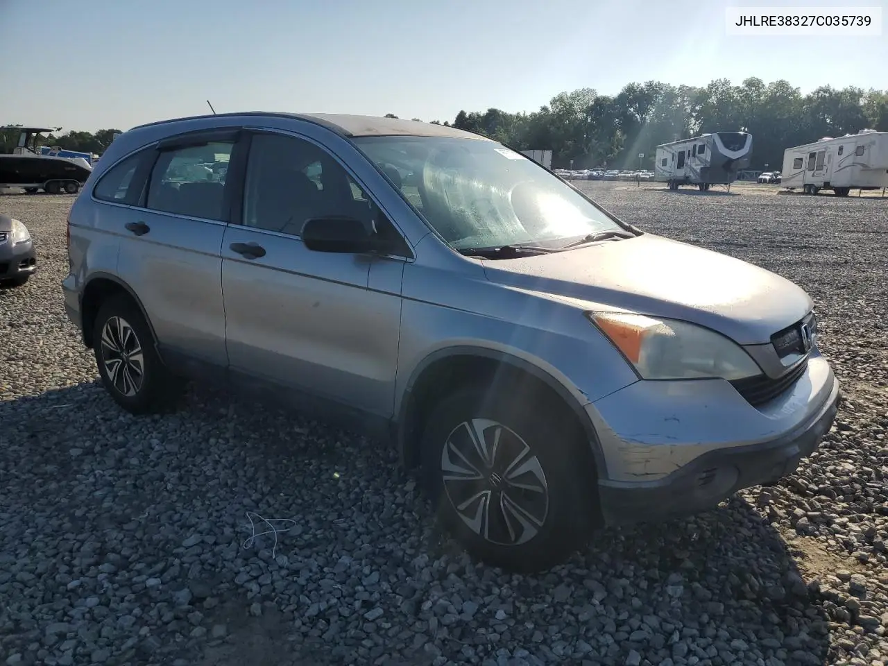 2007 Honda Cr-V Lx VIN: JHLRE38327C035739 Lot: 56797465