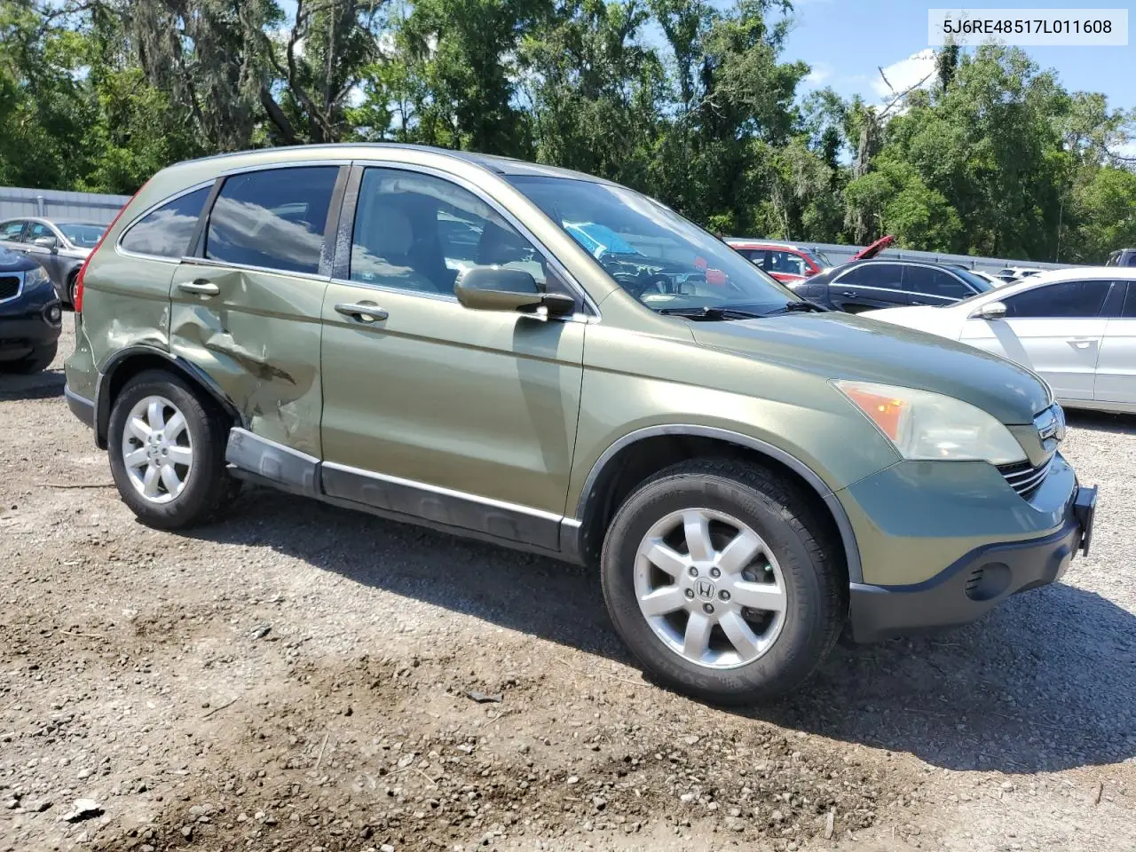 2007 Honda Cr-V Ex VIN: 5J6RE48517L011608 Lot: 56908205
