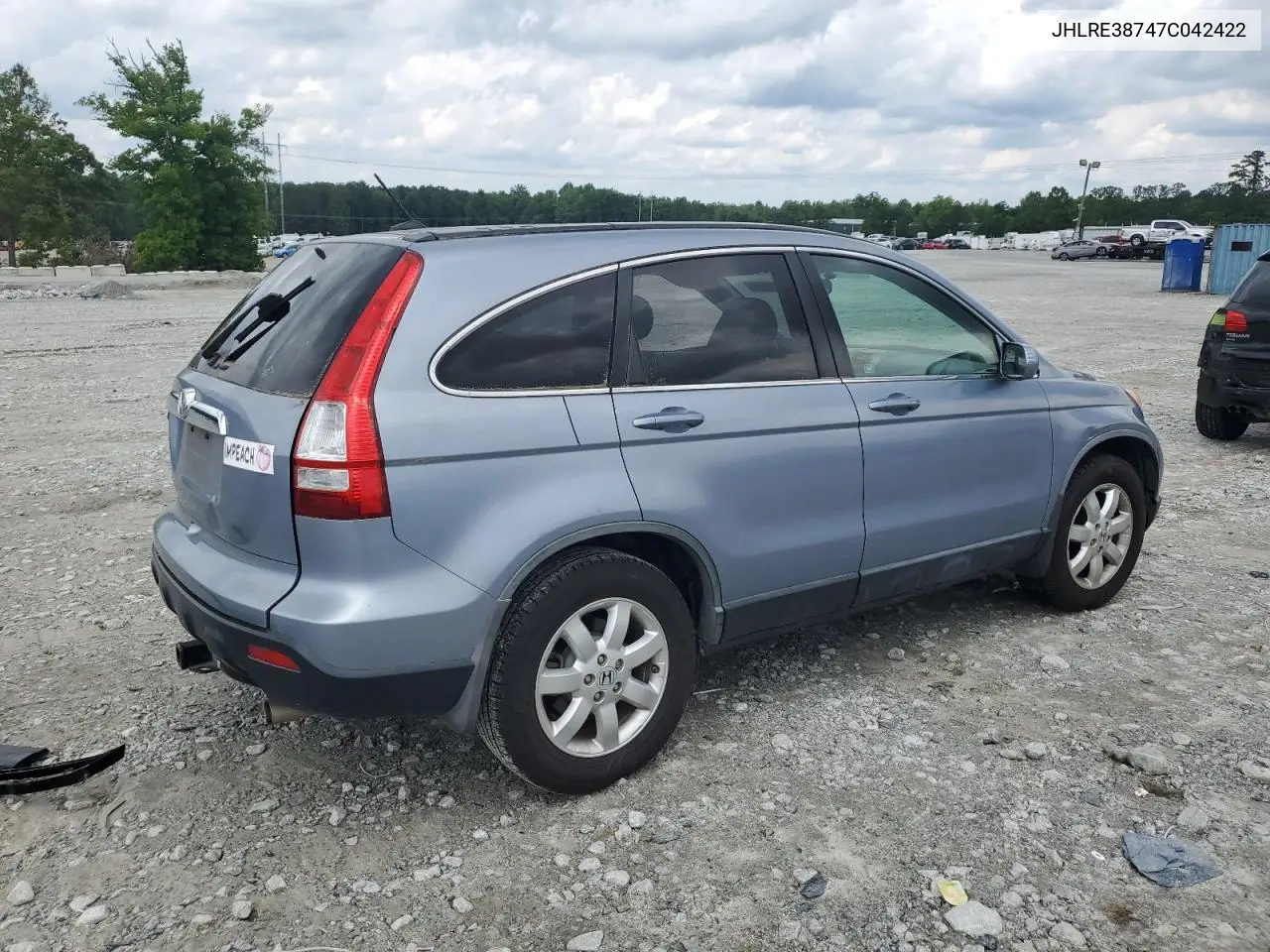 2007 Honda Cr-V Exl VIN: JHLRE38747C042422 Lot: 56978545