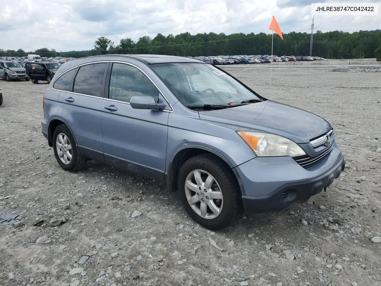 2007 Honda Cr-V Exl VIN: JHLRE38747C042422 Lot: 56978545