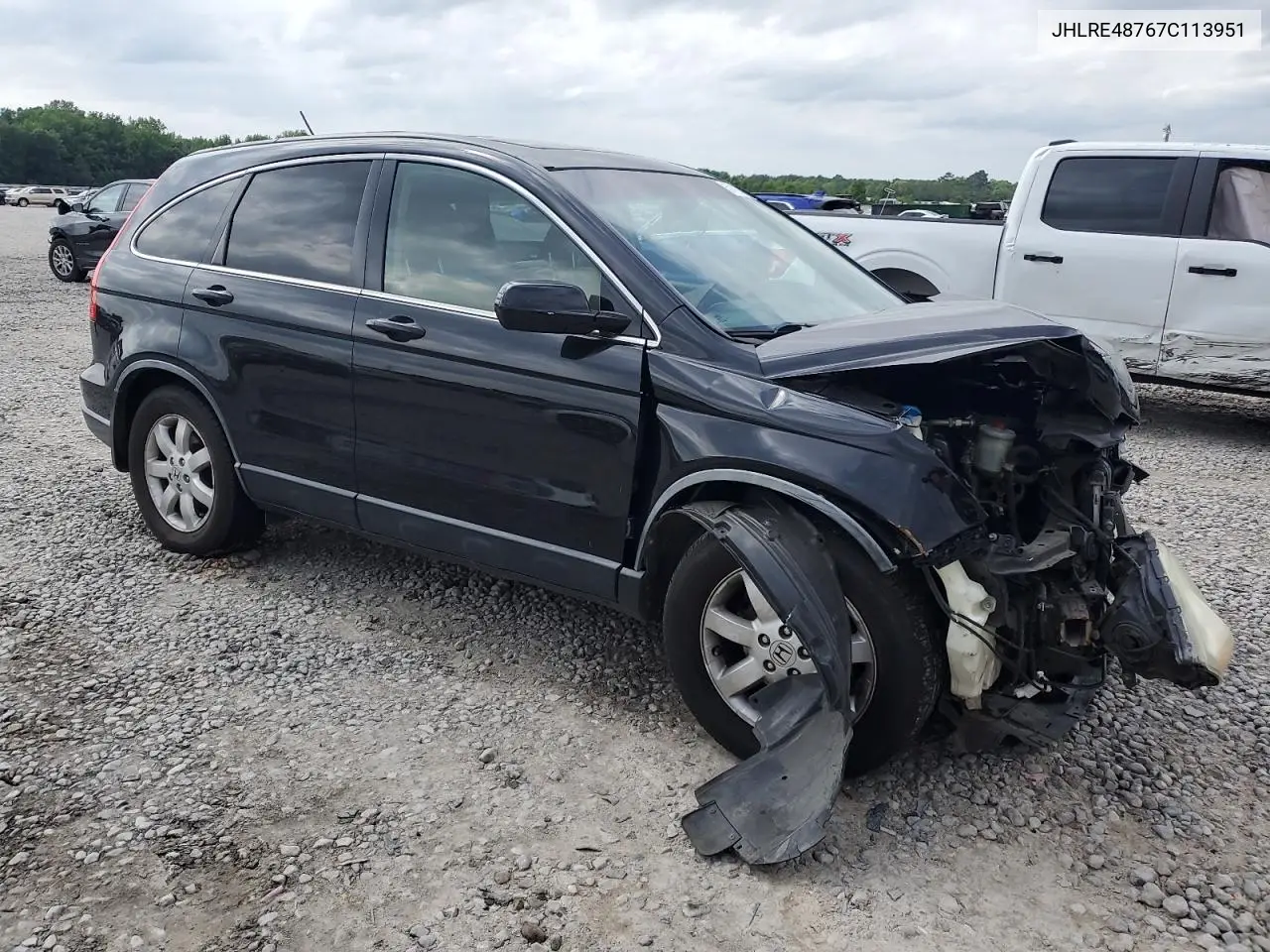 2007 Honda Cr-V Exl VIN: JHLRE48767C113951 Lot: 57142745