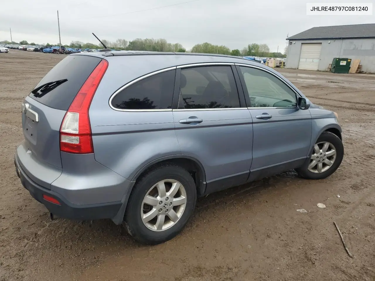 2007 Honda Cr-V Exl VIN: JHLRE48797C081240 Lot: 57174495