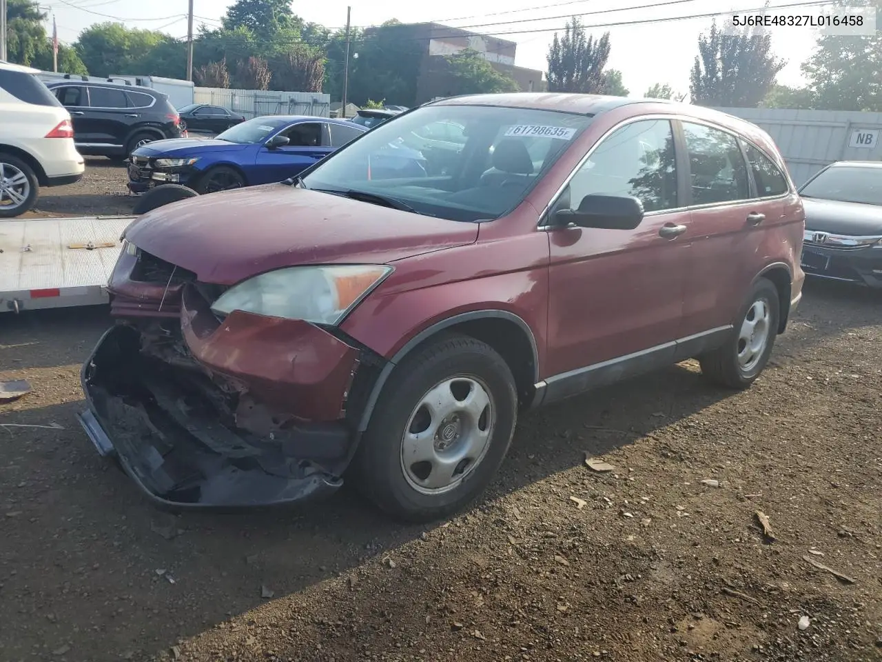 5j6re48327l016458 5J6RE48327L016458 2007 Honda Cr-V Lx