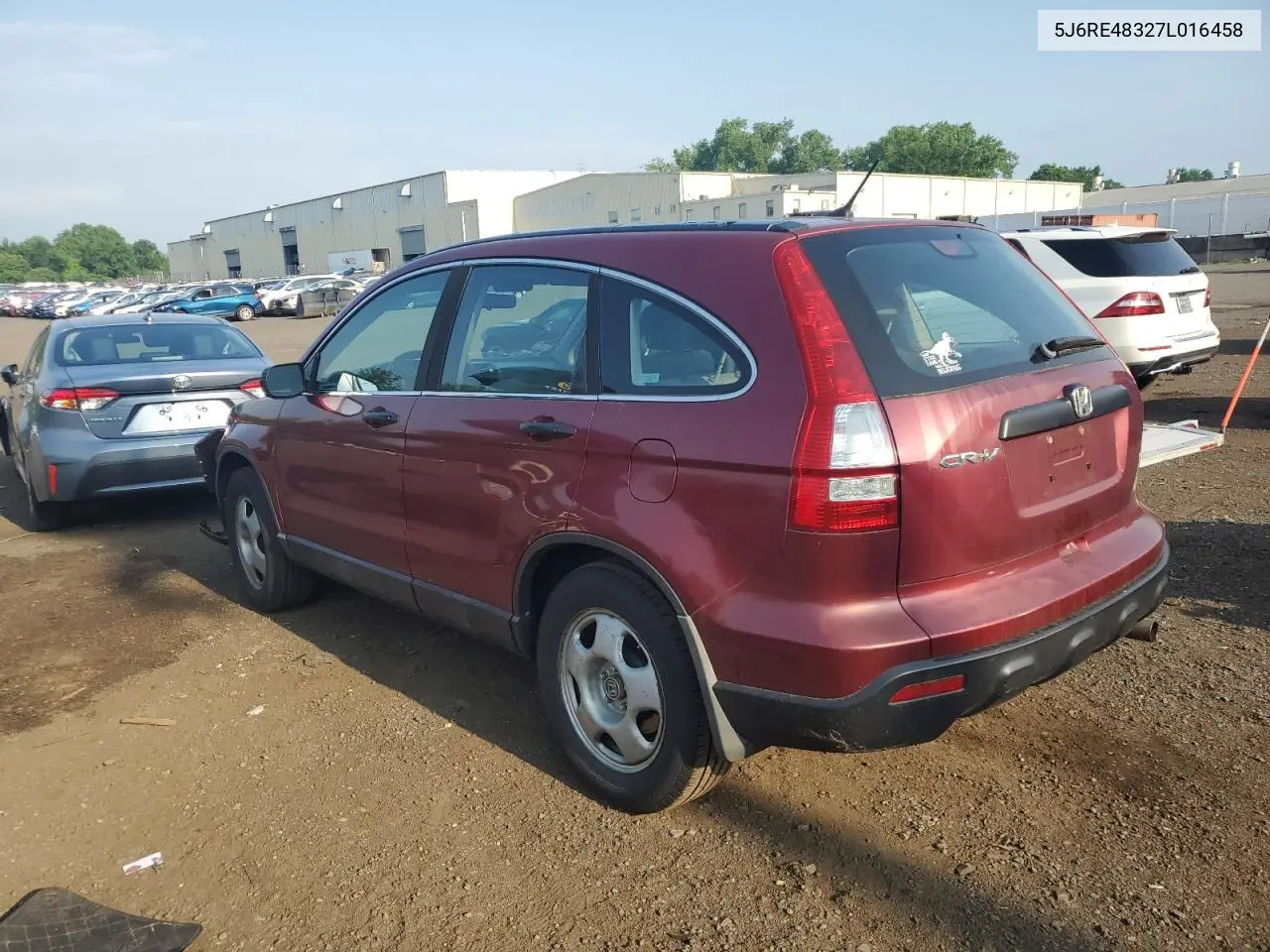 5j6re48327l016458 5J6RE48327L016458 2007 Honda Cr-V Lx