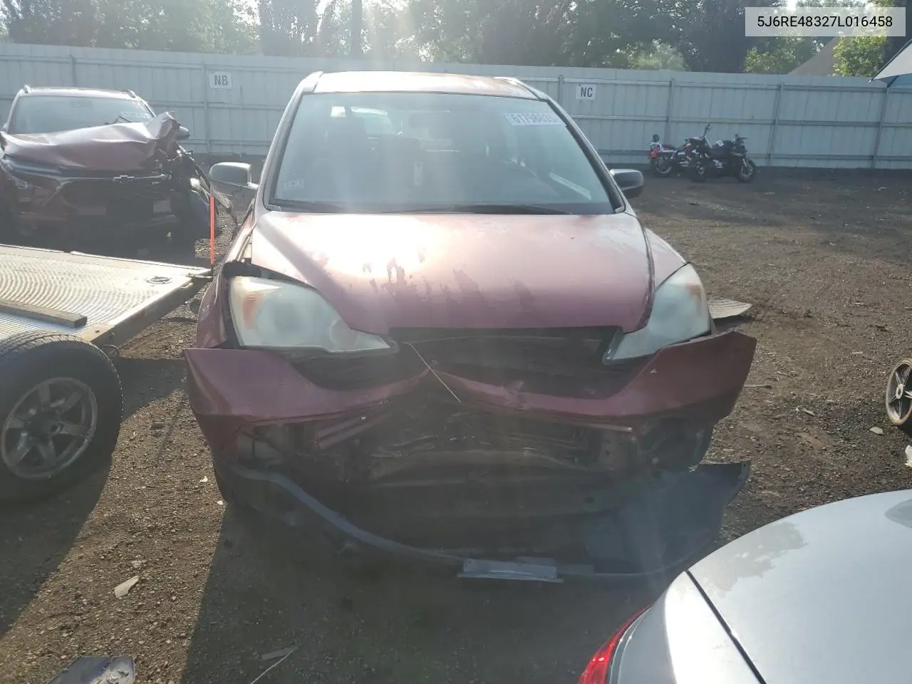 5j6re48327l016458 5J6RE48327L016458 2007 Honda Cr-V Lx