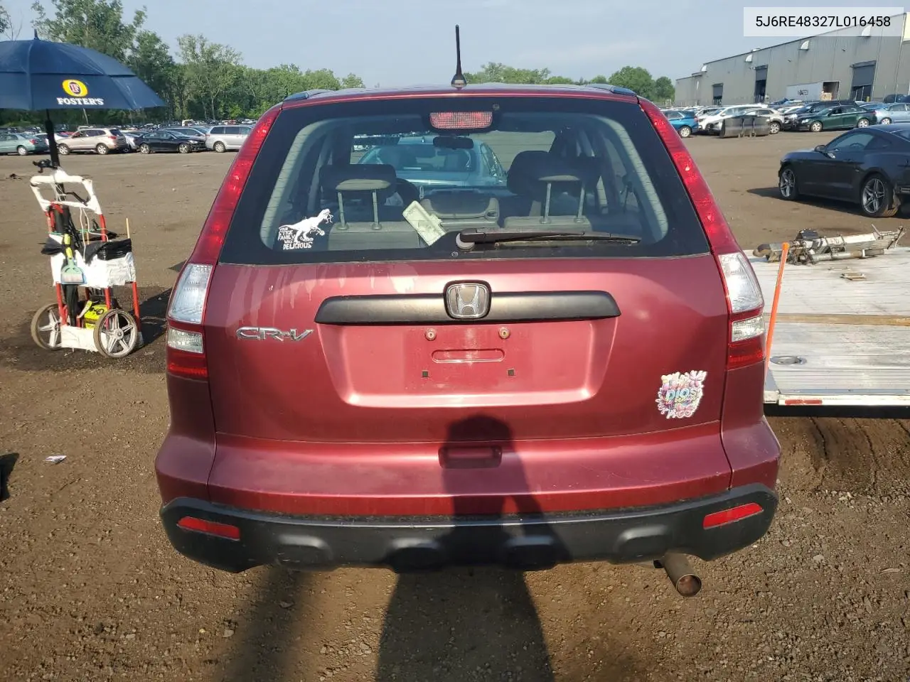 5j6re48327l016458 5J6RE48327L016458 2007 Honda Cr-V Lx