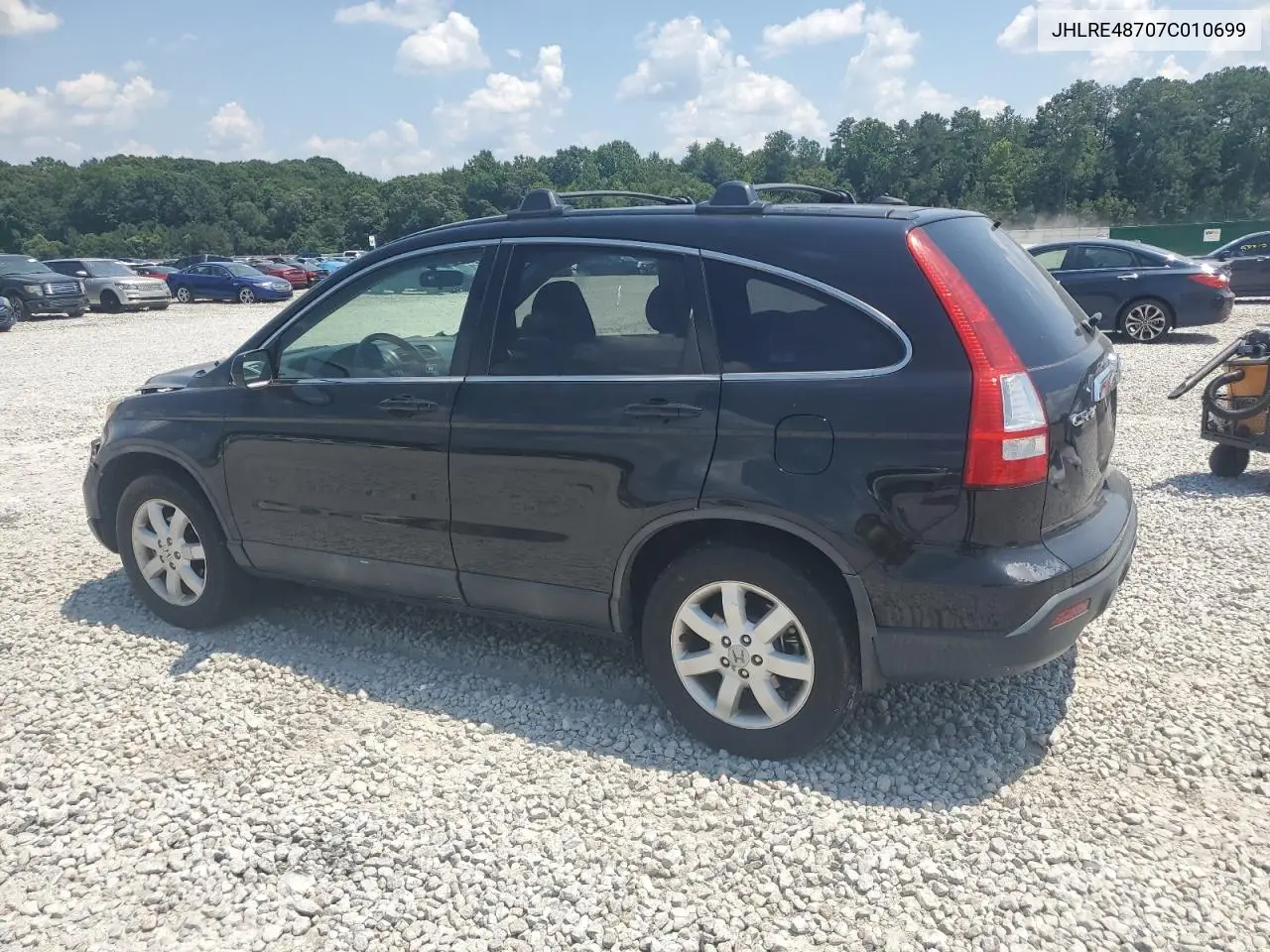 2007 Honda Cr-V Exl VIN: JHLRE48707C010699 Lot: 62199535