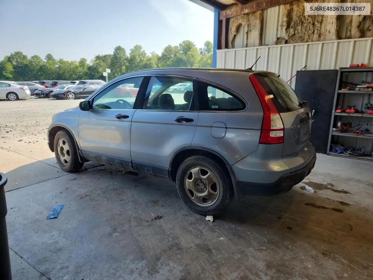 2007 Honda Cr-V Lx VIN: 5J6RE48367L014387 Lot: 62494165