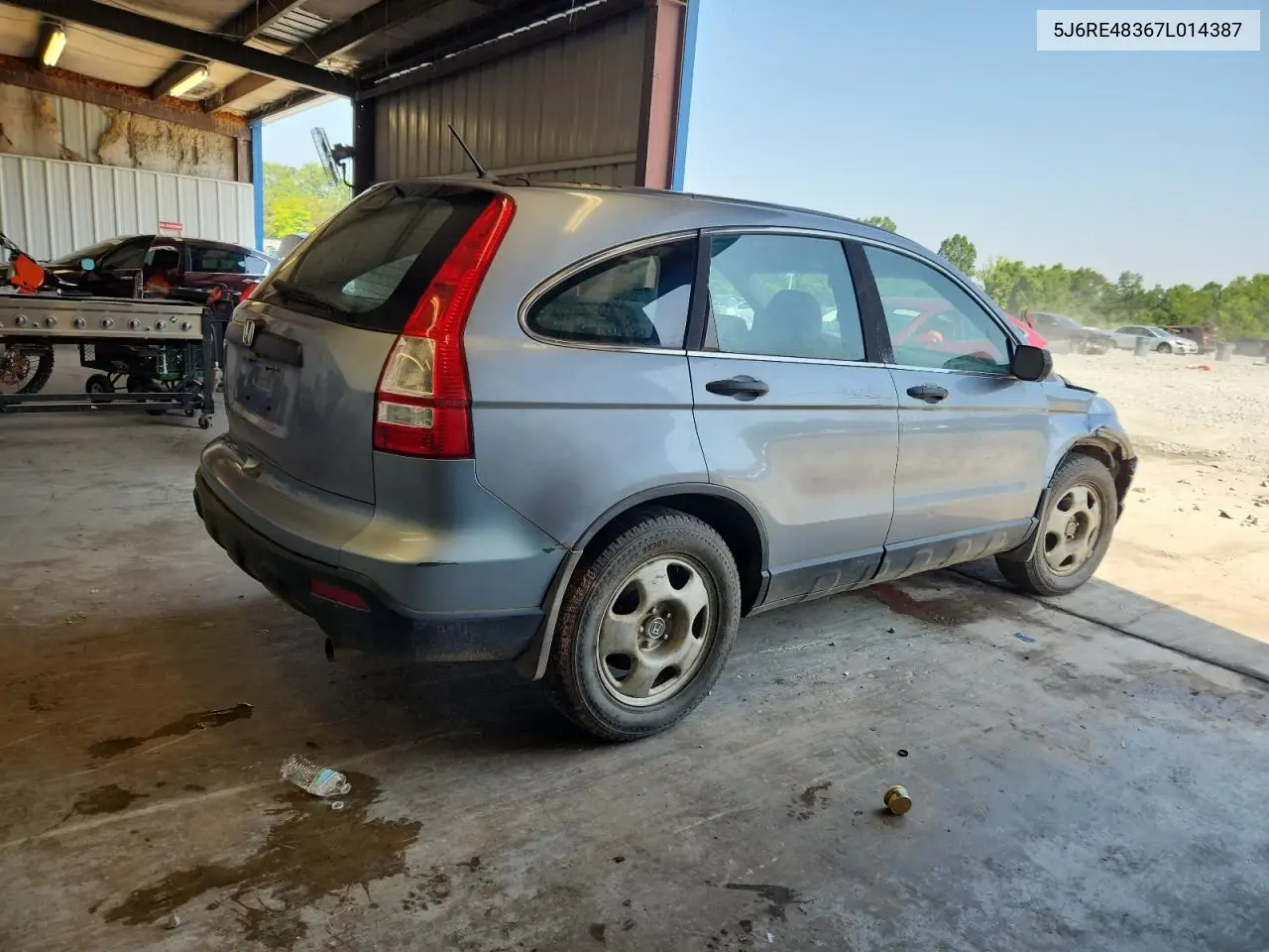 2007 Honda Cr-V Lx VIN: 5J6RE48367L014387 Lot: 62494165