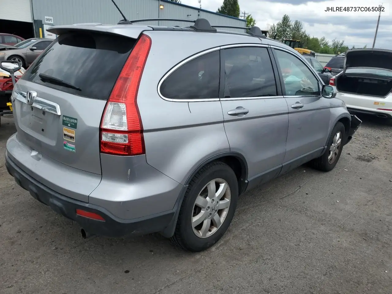 2007 Honda Cr-V Exl VIN: JHLRE48737C065082 Lot: 62514825