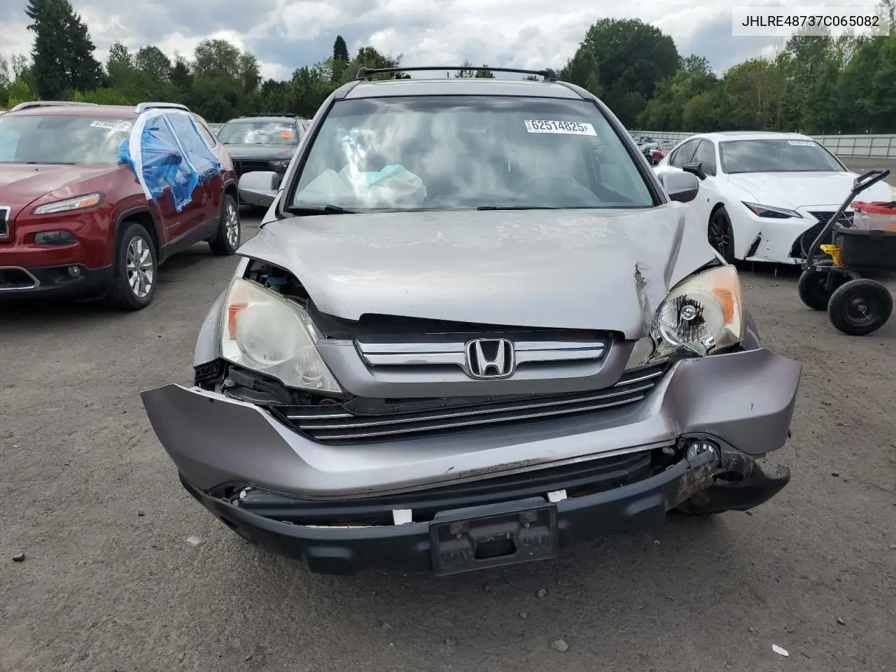 2007 Honda Cr-V Exl VIN: JHLRE48737C065082 Lot: 62514825