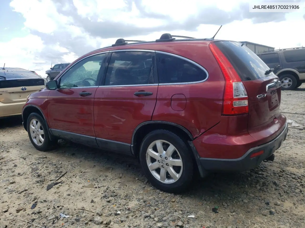 2007 Honda Cr-V Ex VIN: JHLRE48517C021936 Lot: 62592585
