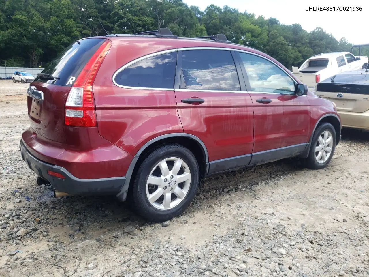 2007 Honda Cr-V Ex VIN: JHLRE48517C021936 Lot: 62592585