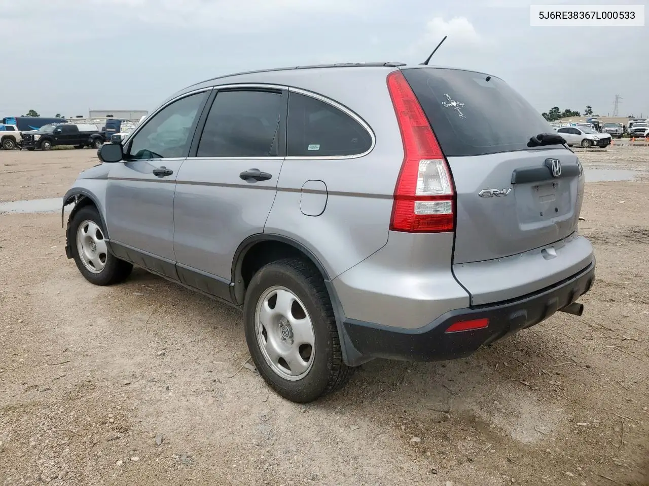 2007 Honda Cr-V Lx VIN: 5J6RE38367L000533 Lot: 62830635