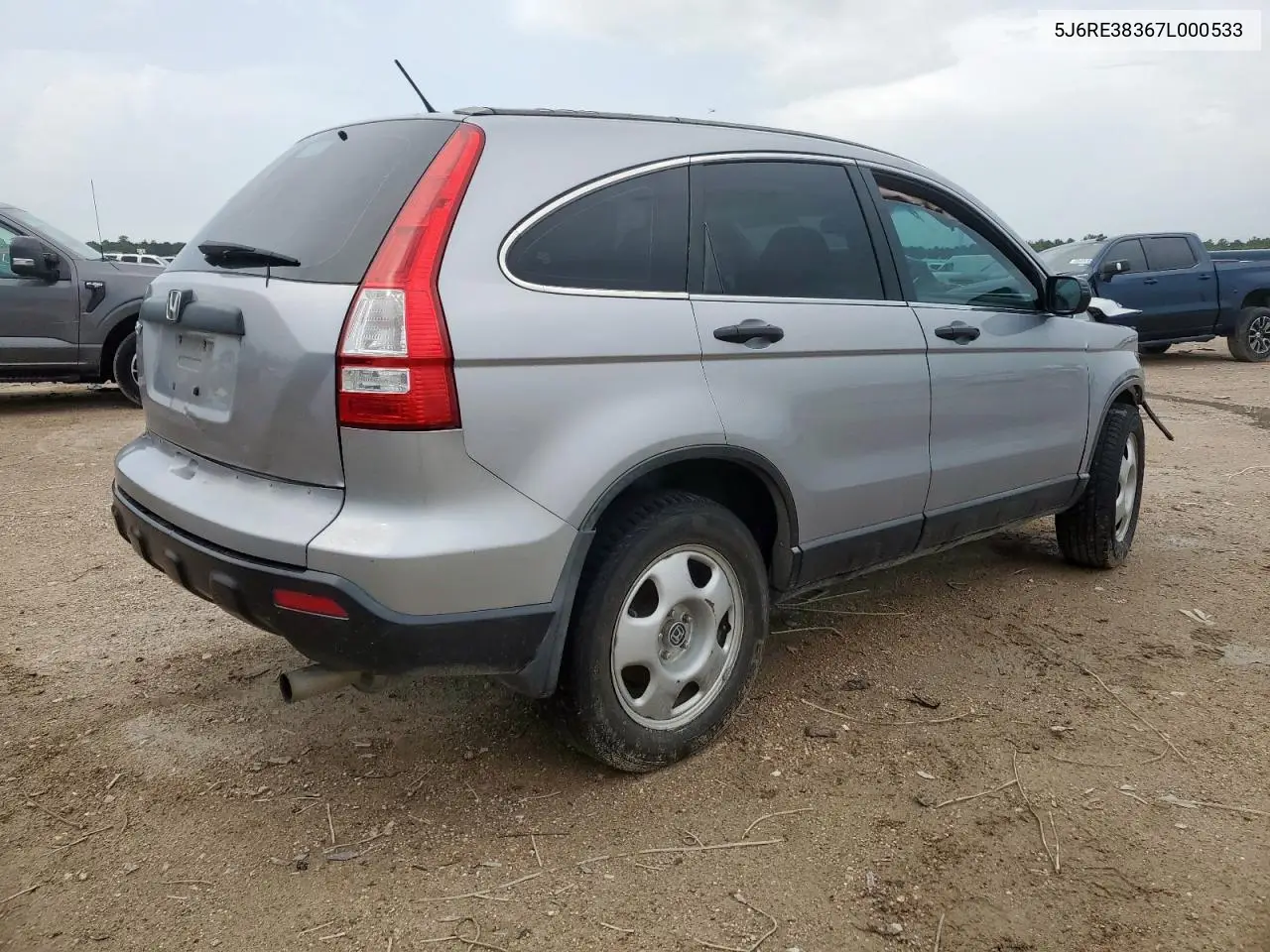 2007 Honda Cr-V Lx VIN: 5J6RE38367L000533 Lot: 62830635