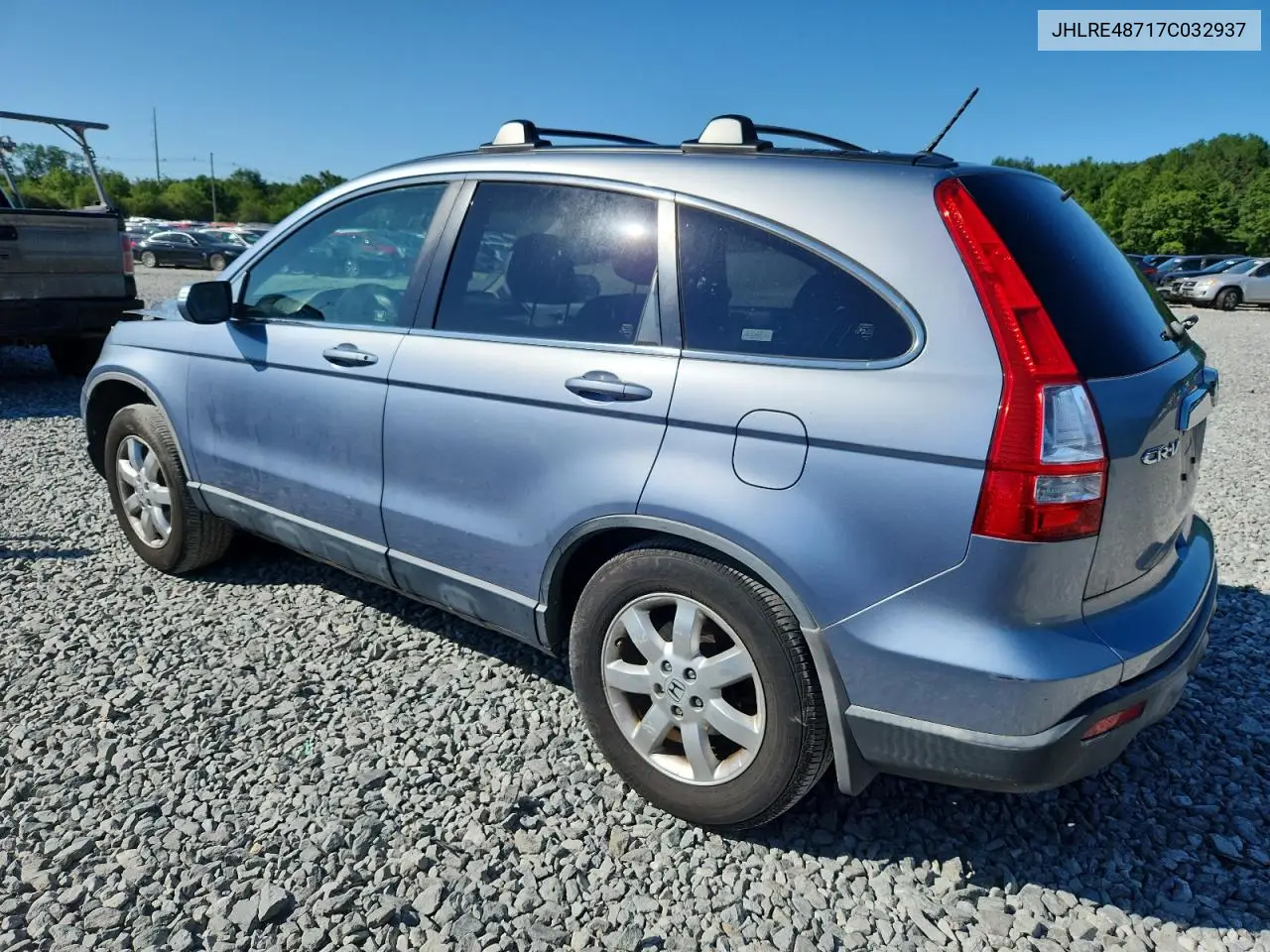 2007 Honda Cr-V Exl VIN: JHLRE48717C032937 Lot: 62843305
