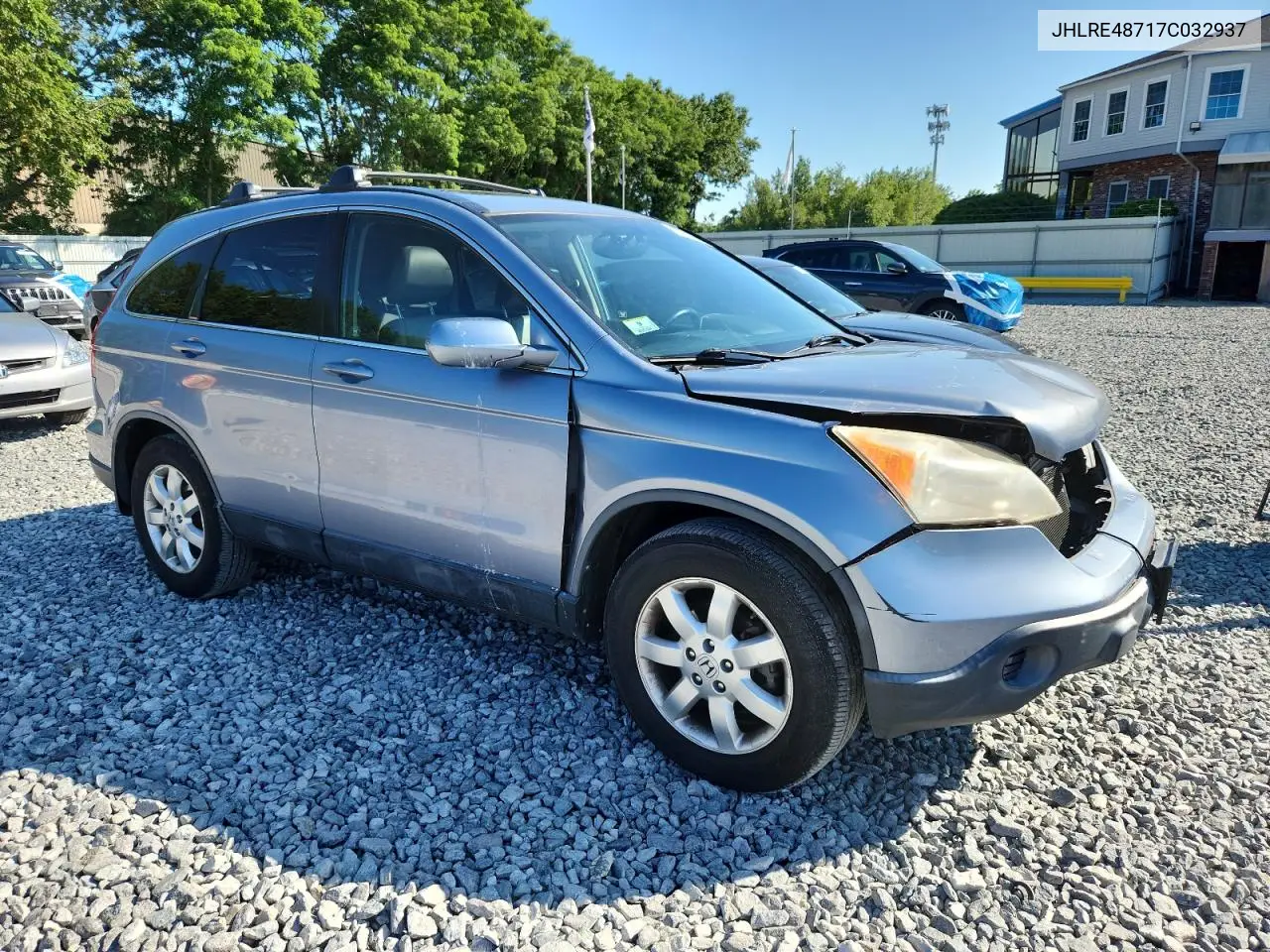 2007 Honda Cr-V Exl VIN: JHLRE48717C032937 Lot: 62843305