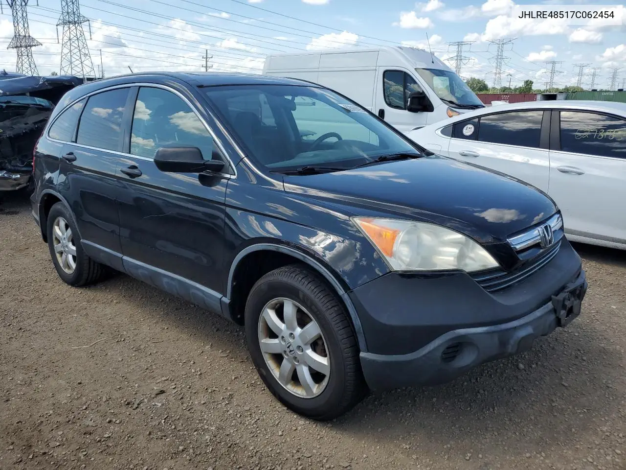 2007 Honda Cr-V Ex VIN: JHLRE48517C062454 Lot: 62869895