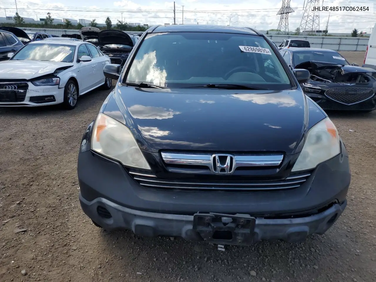 2007 Honda Cr-V Ex VIN: JHLRE48517C062454 Lot: 62869895