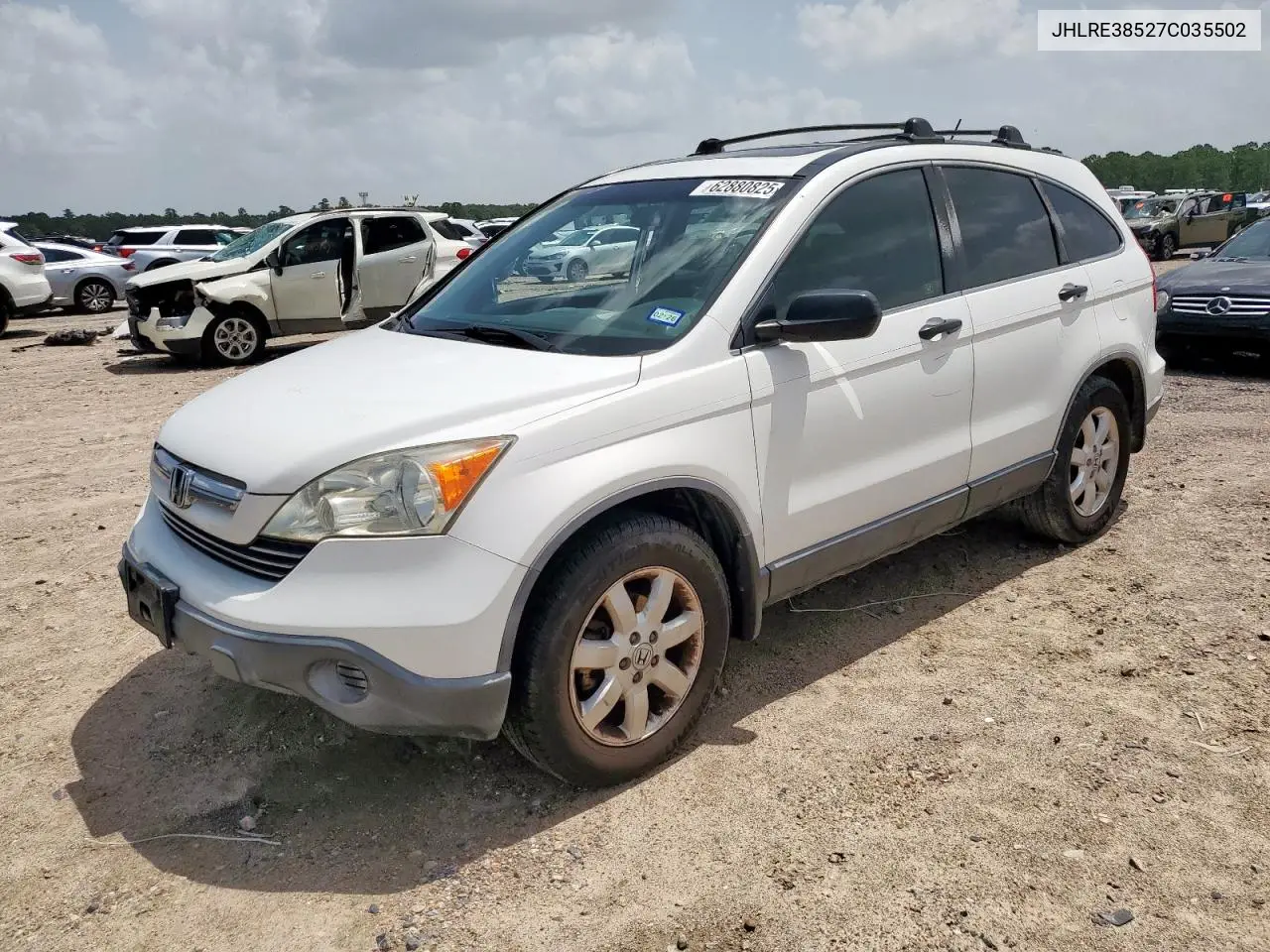 2007 Honda Cr-V Ex VIN: JHLRE38527C035502 Lot: 62880825