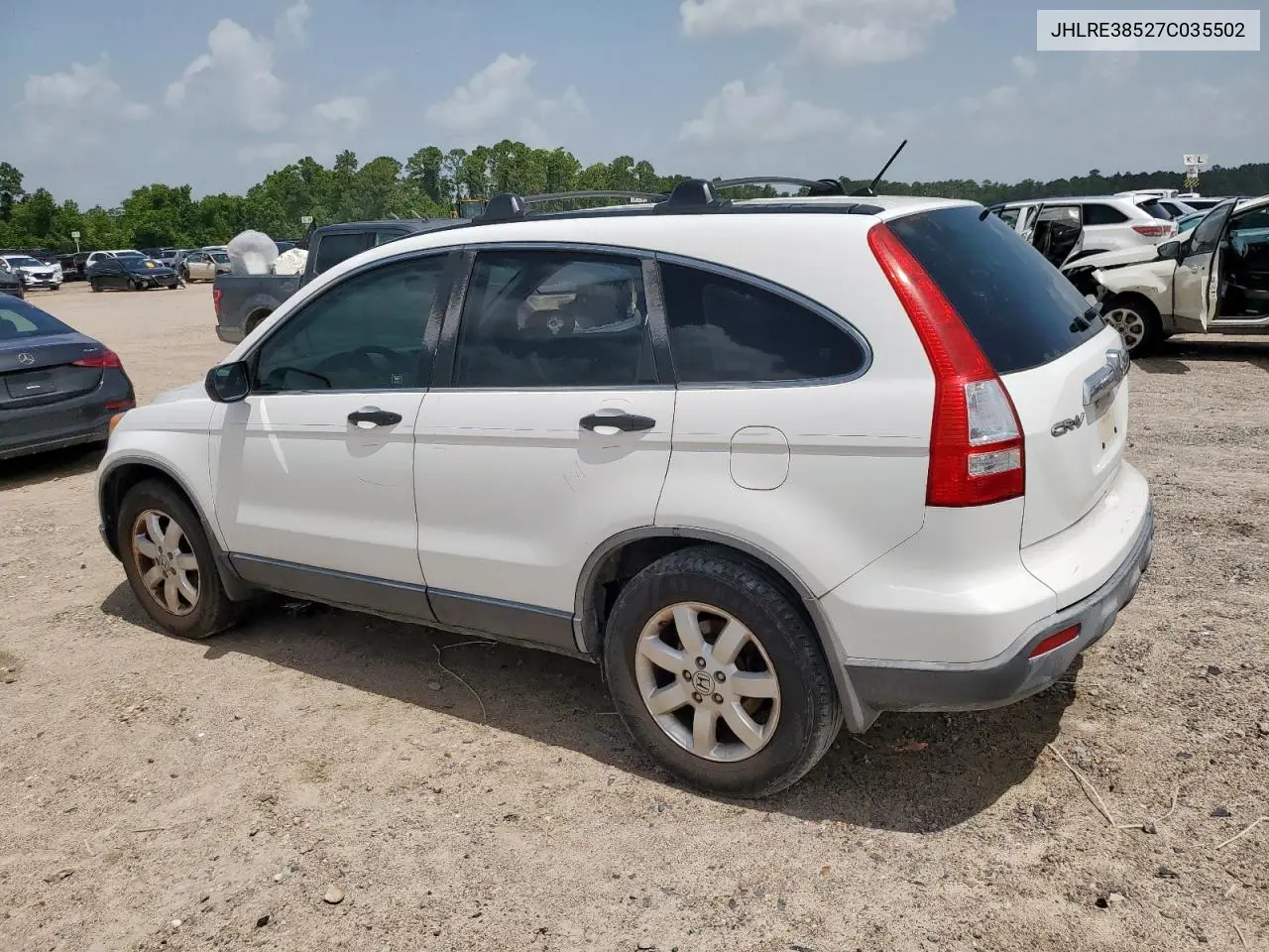2007 Honda Cr-V Ex VIN: JHLRE38527C035502 Lot: 62880825
