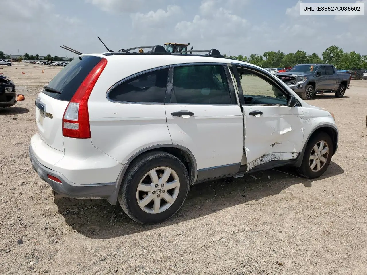2007 Honda Cr-V Ex VIN: JHLRE38527C035502 Lot: 62880825