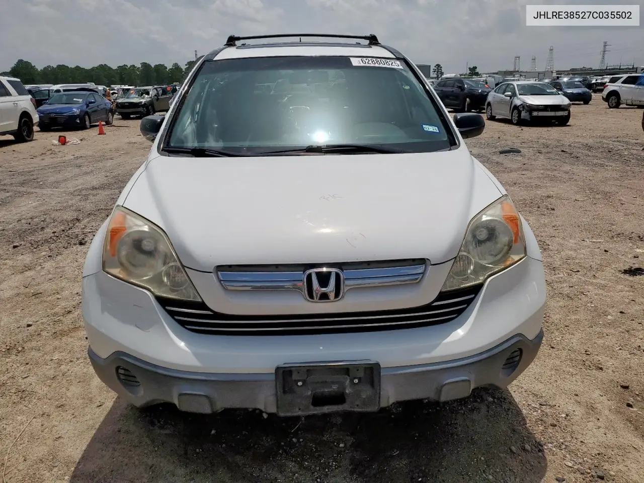 2007 Honda Cr-V Ex VIN: JHLRE38527C035502 Lot: 62880825