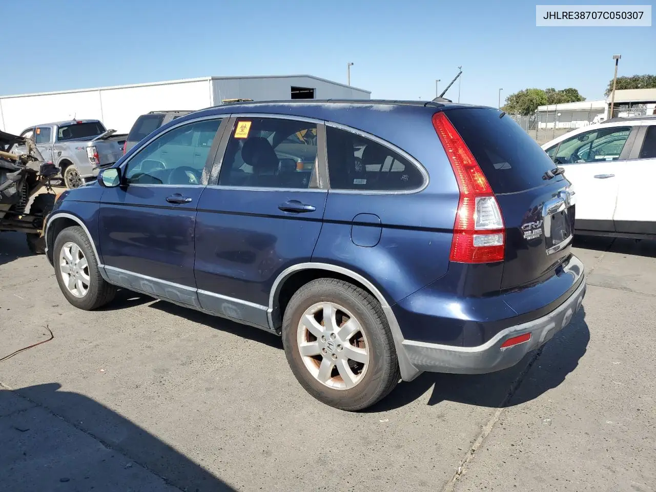 2007 Honda Cr-V Exl VIN: JHLRE38707C050307 Lot: 63040735