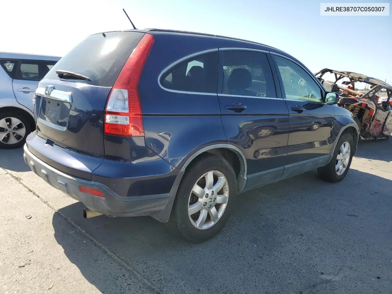 2007 Honda Cr-V Exl VIN: JHLRE38707C050307 Lot: 63040735
