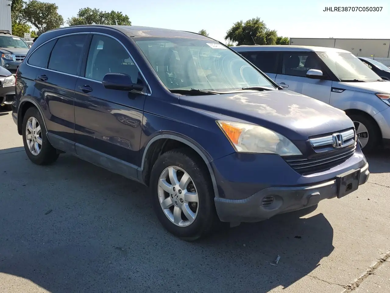 2007 Honda Cr-V Exl VIN: JHLRE38707C050307 Lot: 63040735
