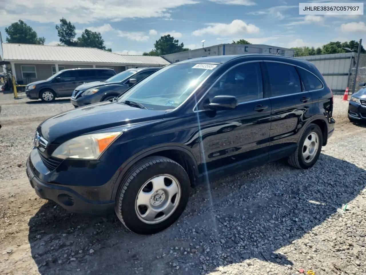2007 Honda Cr-V Lx VIN: JHLRE38367C057937 Lot: 63143595