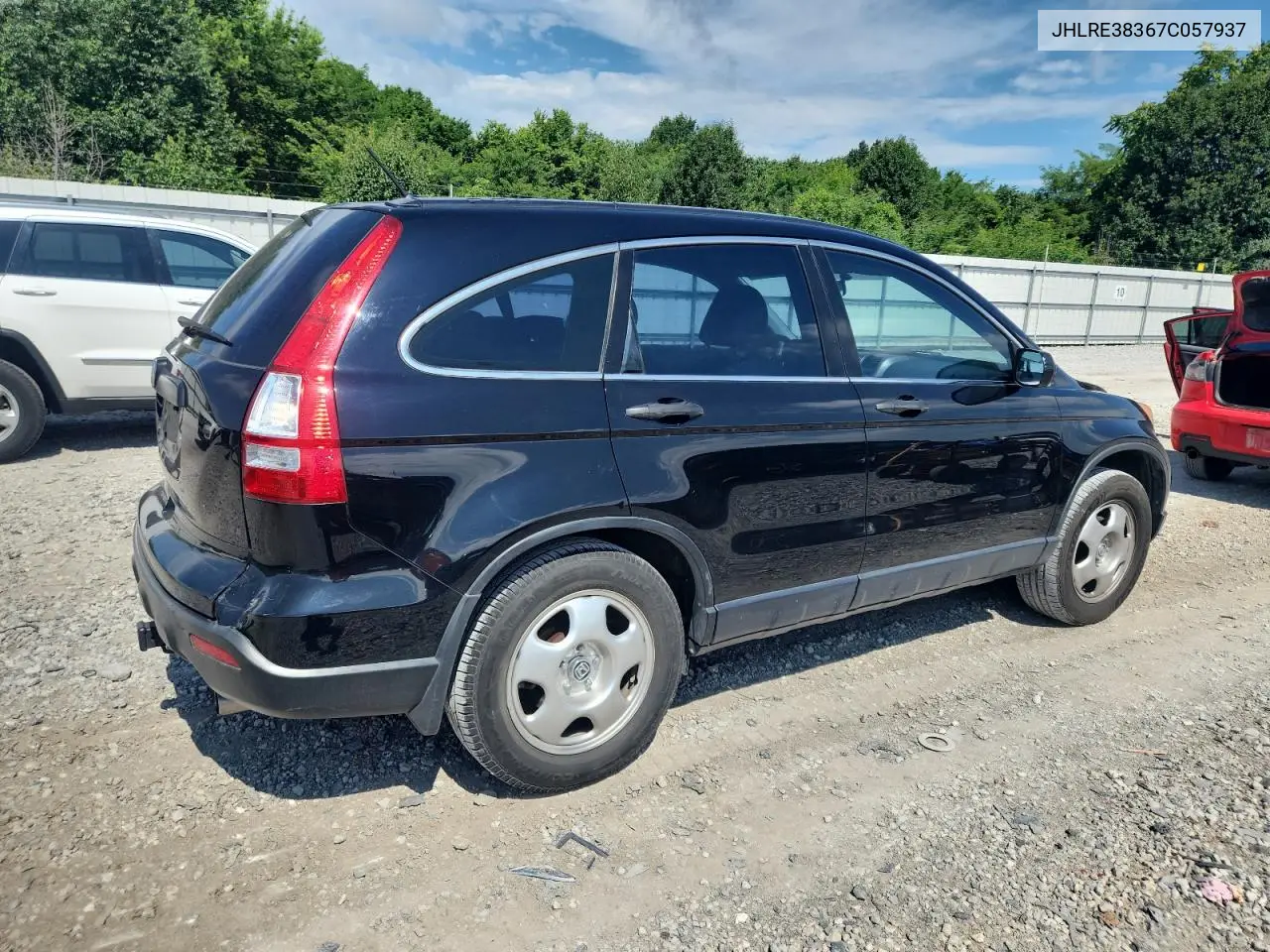 2007 Honda Cr-V Lx VIN: JHLRE38367C057937 Lot: 63143595