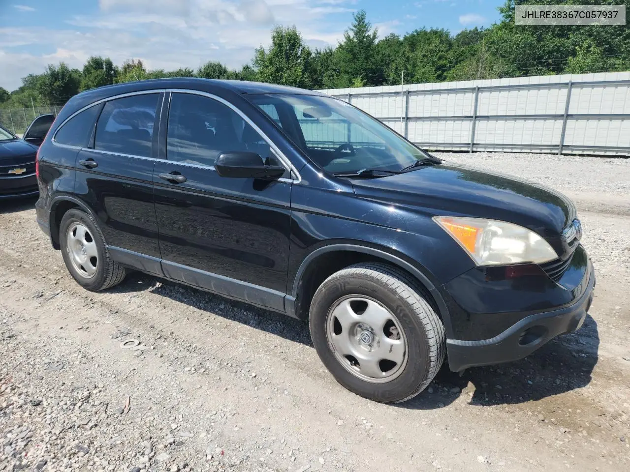 2007 Honda Cr-V Lx VIN: JHLRE38367C057937 Lot: 63143595