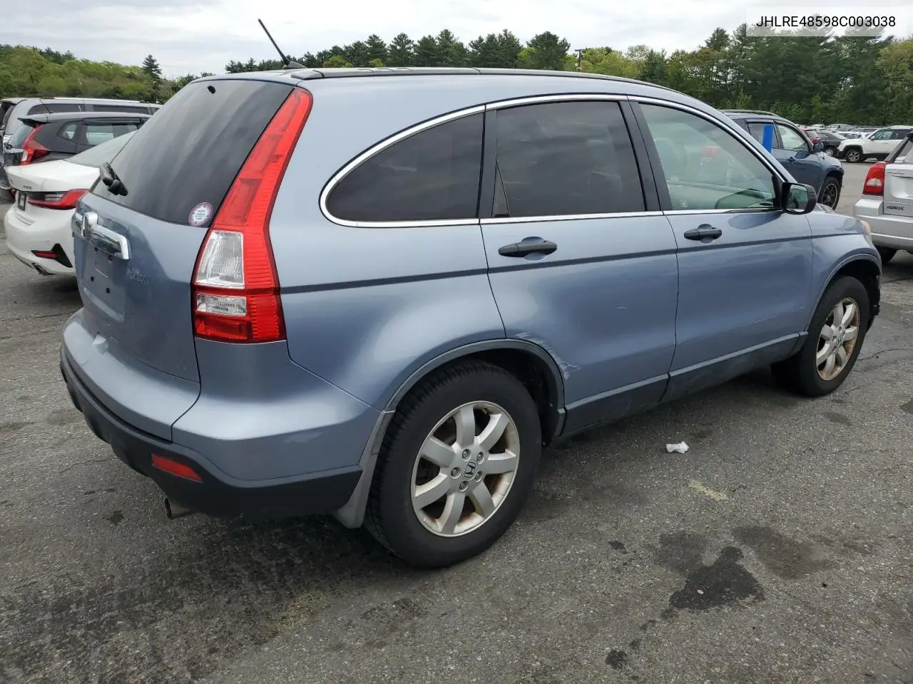 2008 Honda Cr-V Ex VIN: JHLRE48598C003038 Lot: 56622705
