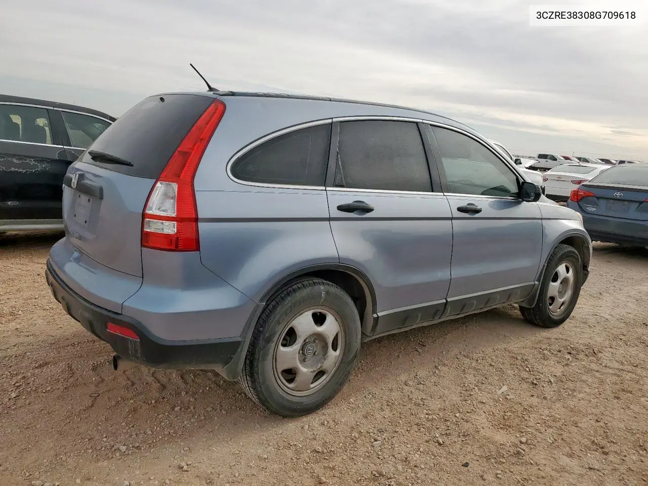 2008 Honda Cr-V Lx VIN: 3CZRE38308G709618 Lot: 56782325