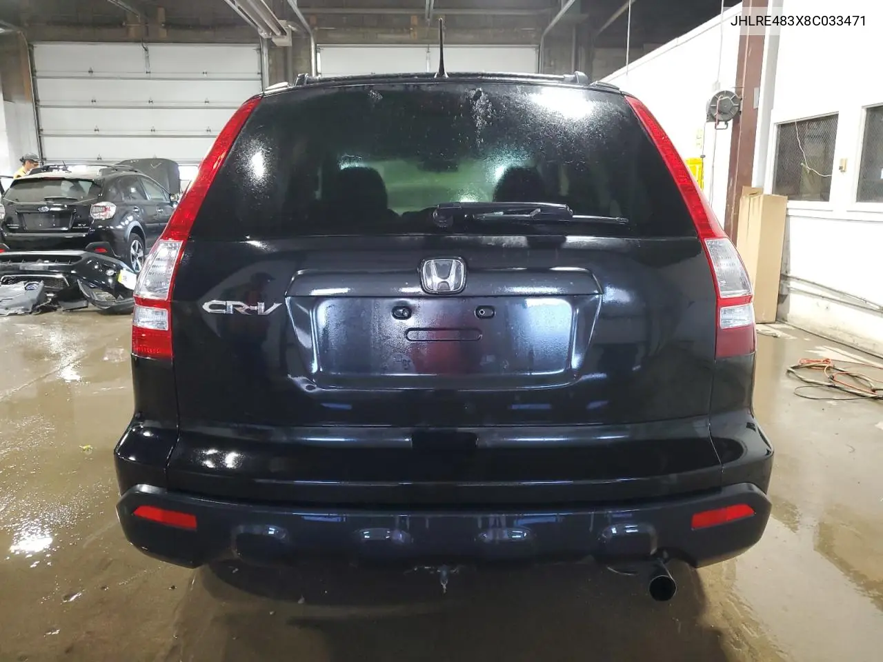 2008 Honda Cr-V Lx VIN: JHLRE483X8C033471 Lot: 56860155