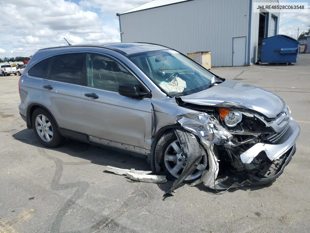 2008 Honda Cr-V Ex VIN: JHLRE48528C063548 Lot: 56958115
