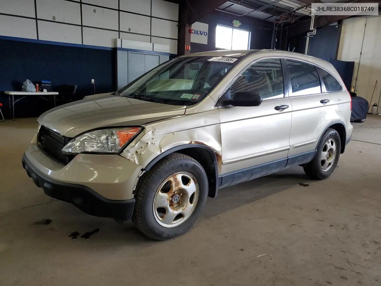 2008 Honda Cr-V Lx VIN: JHLRE38368C018749 Lot: 57131165