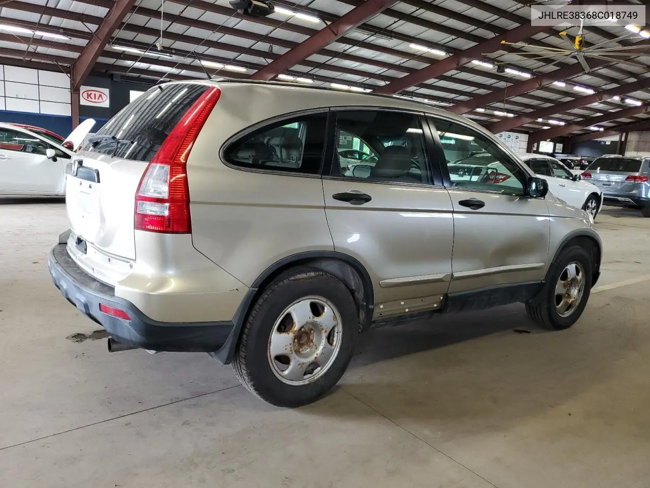 2008 Honda Cr-V Lx VIN: JHLRE38368C018749 Lot: 57131165