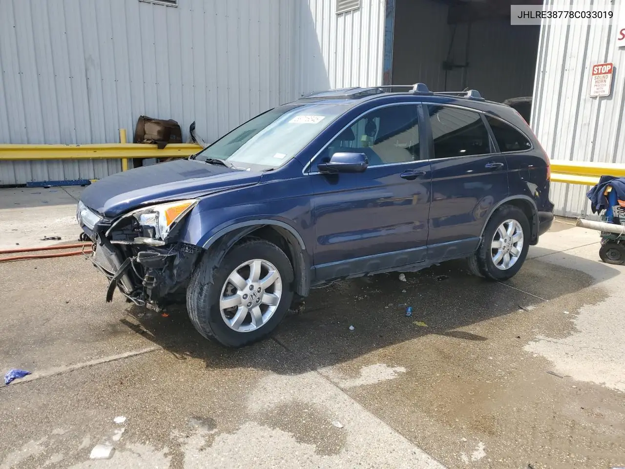 2008 Honda Cr-V Exl VIN: JHLRE38778C033019 Lot: 58716545