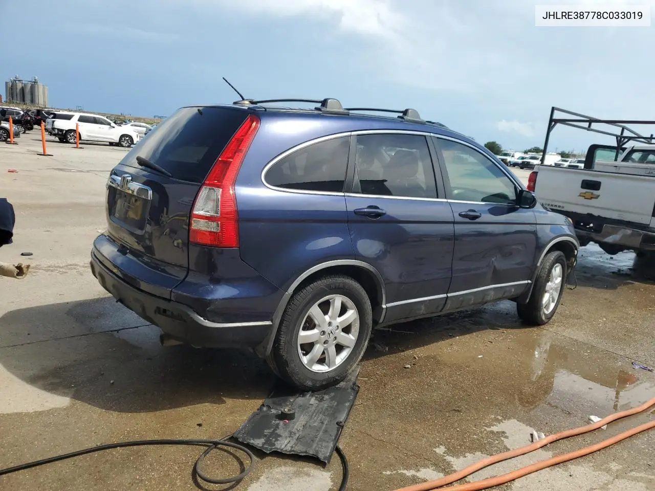 2008 Honda Cr-V Exl VIN: JHLRE38778C033019 Lot: 58716545