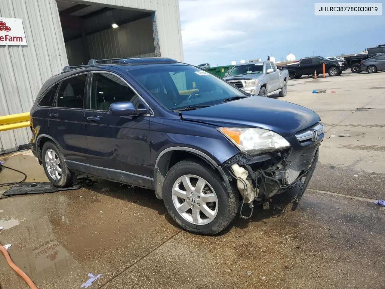 2008 Honda Cr-V Exl VIN: JHLRE38778C033019 Lot: 58716545