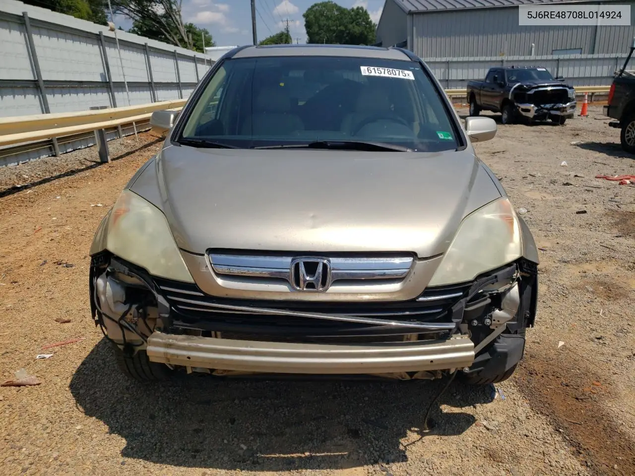 5j6re48708l014924 5J6RE48708L014924 2008 Honda Cr-V Exl